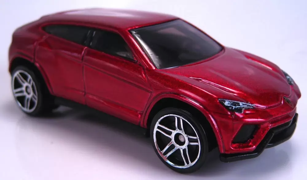 Foto da miniatura Hot Wheels Lamborghini Urus na cor Vinho