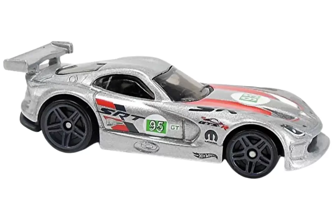 Foto da miniatura Hot Wheels SRT Viper GTS-R na cor Prata
