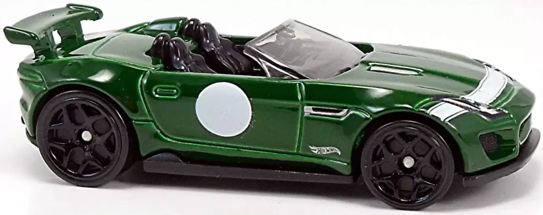 Foto da miniatura Hot Wheels 15 Jaguar F-Type Project 7 na cor Verde