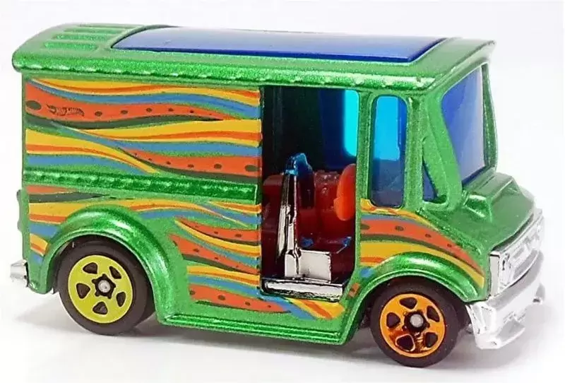 Foto da miniatura Hot Wheels Bread Box na cor Verde