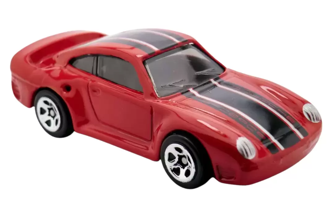 Foto da miniatura Hot Wheels Porsche 959 na cor Vermelho