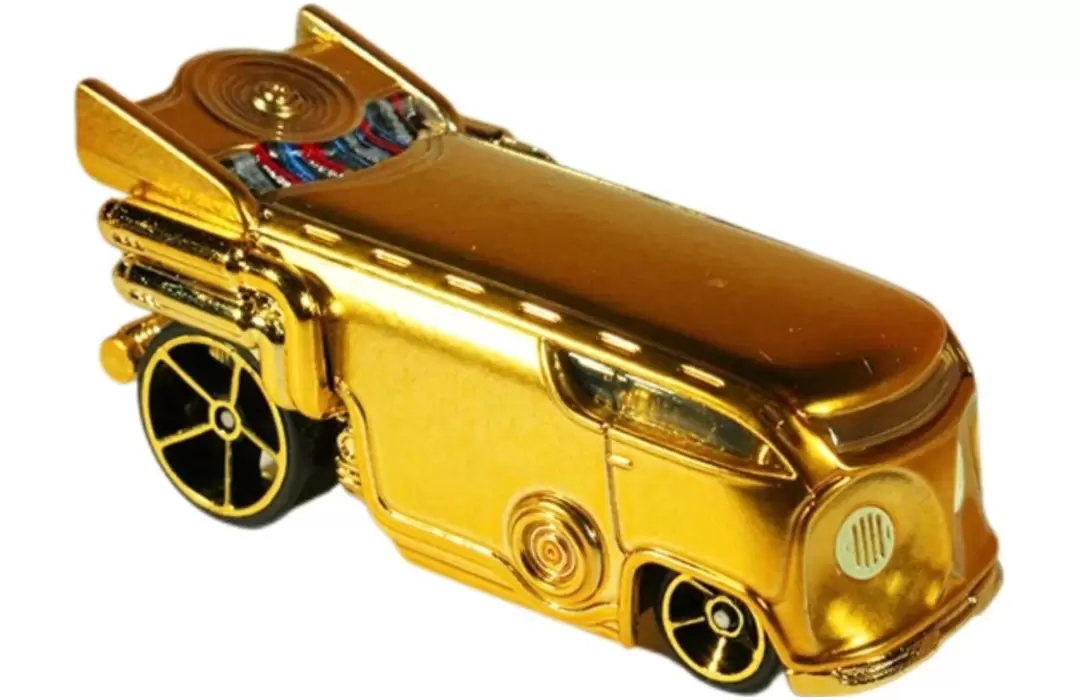 Foto da miniatura Hot Wheels C-3PO na cor Dourado