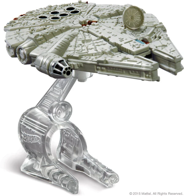 Foto da miniatura Hot Wheels Millennium Falcon na cor Cinza