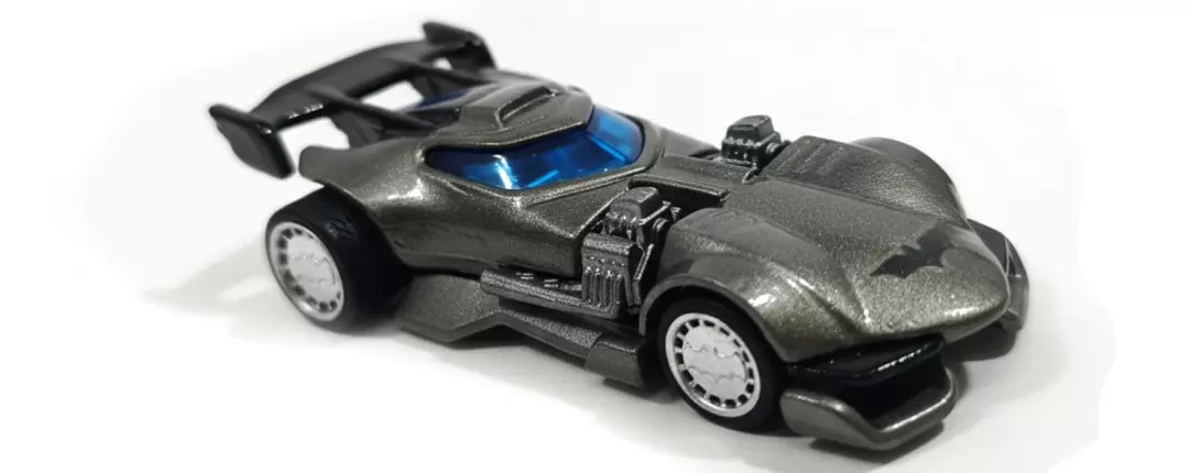Foto da miniatura Hot Wheels Batmobile Super Twin Mill na cor Cinza