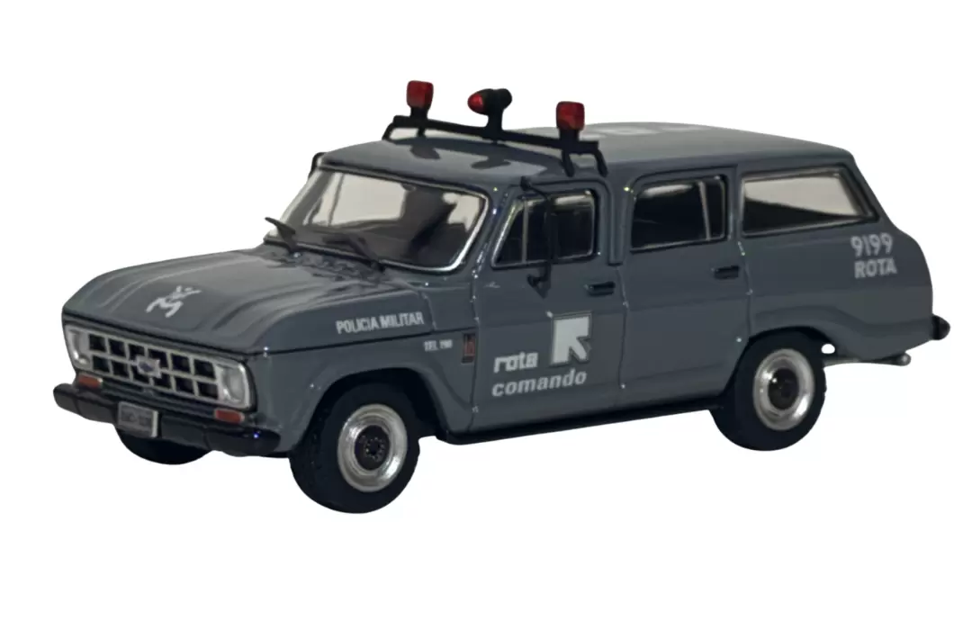 Foto da miniatura BR Classics Chevrolet Veraneio ROTA - SP na cor Cinza