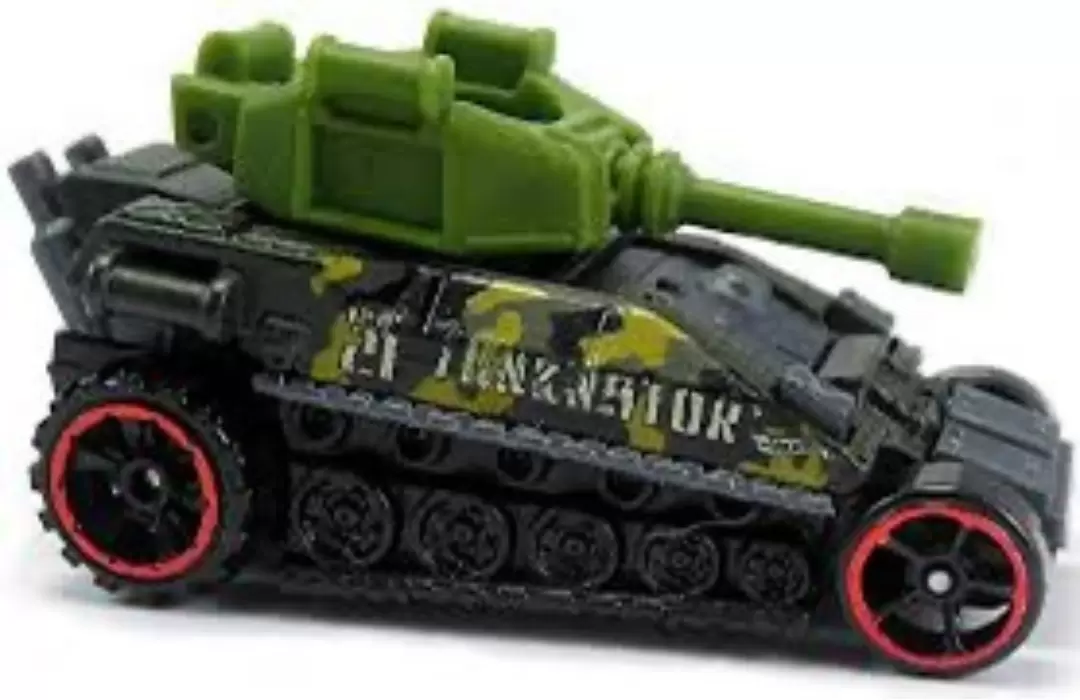 Foto da miniatura Hot Wheels Tanknator na cor Verde