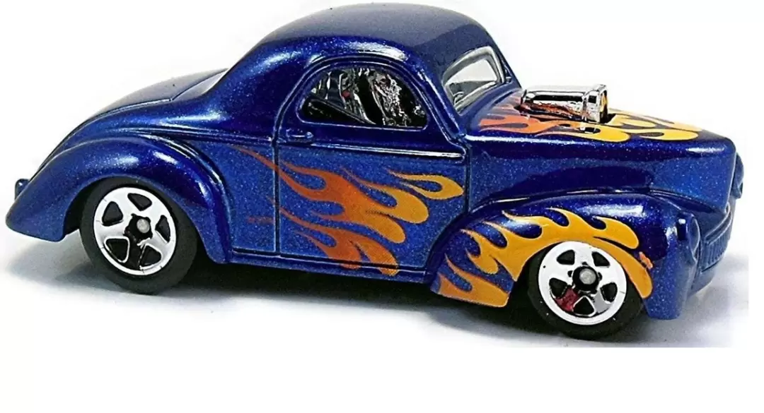 Foto da miniatura Hot Wheels Custom 41 Willys Coupe na cor Azul