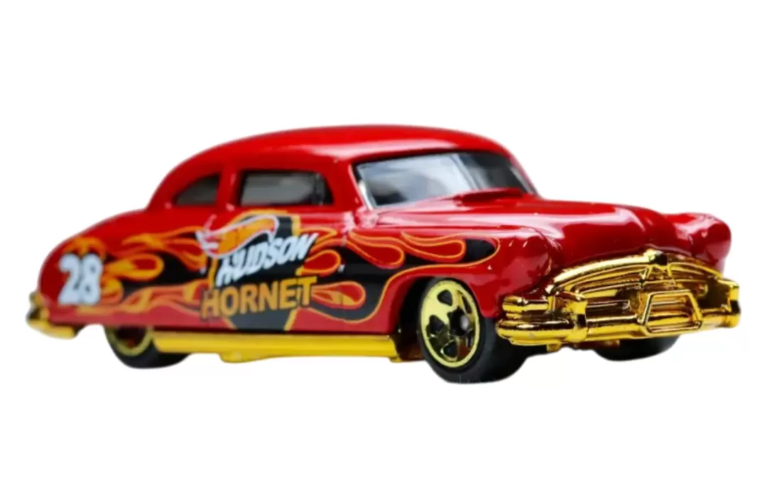 Foto da miniatura Hot Wheels 52 Hudson Hornet na cor Vermelho