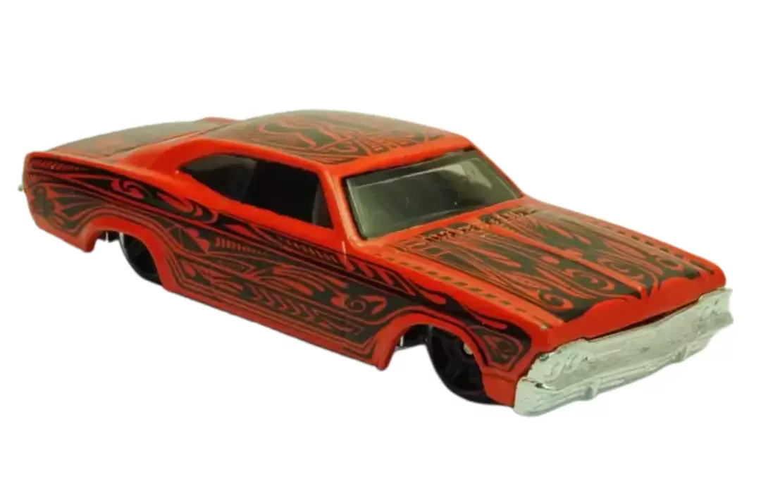 Foto da miniatura Hot Wheels 65 Chevy Impala na cor Vermelho
