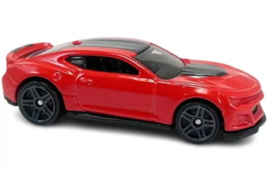 Foto da miniatura Hot Wheels 2017 Camaro ZL1 na cor Vermelho