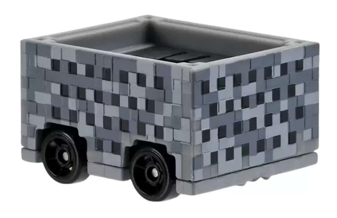 Foto da miniatura Hot Wheels Minecart na cor Cinza