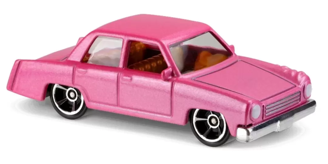 Foto da miniatura Hot Wheels The Simpsons Family Car na cor Rosa