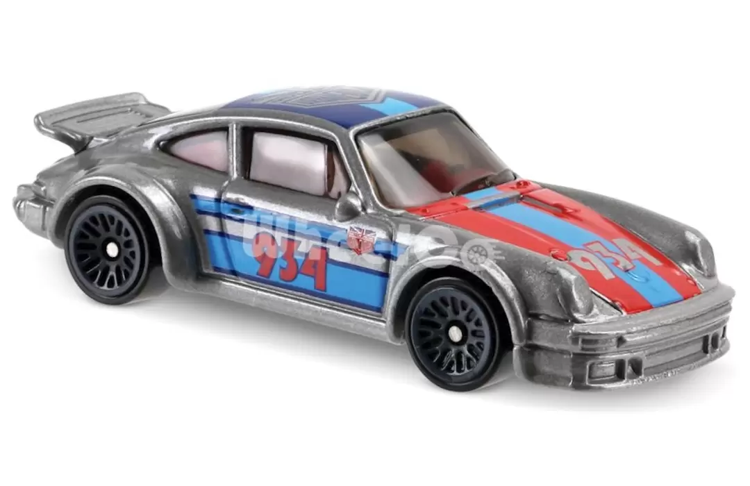 Foto da miniatura Hot Wheels Porsche 934 Turbo RSR na cor Cinza