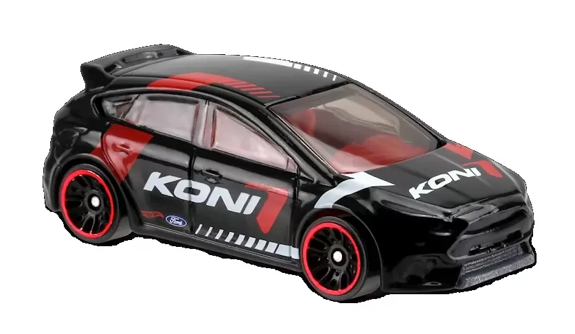 Foto da miniatura Hot Wheels Ford Focus RS na cor Preto