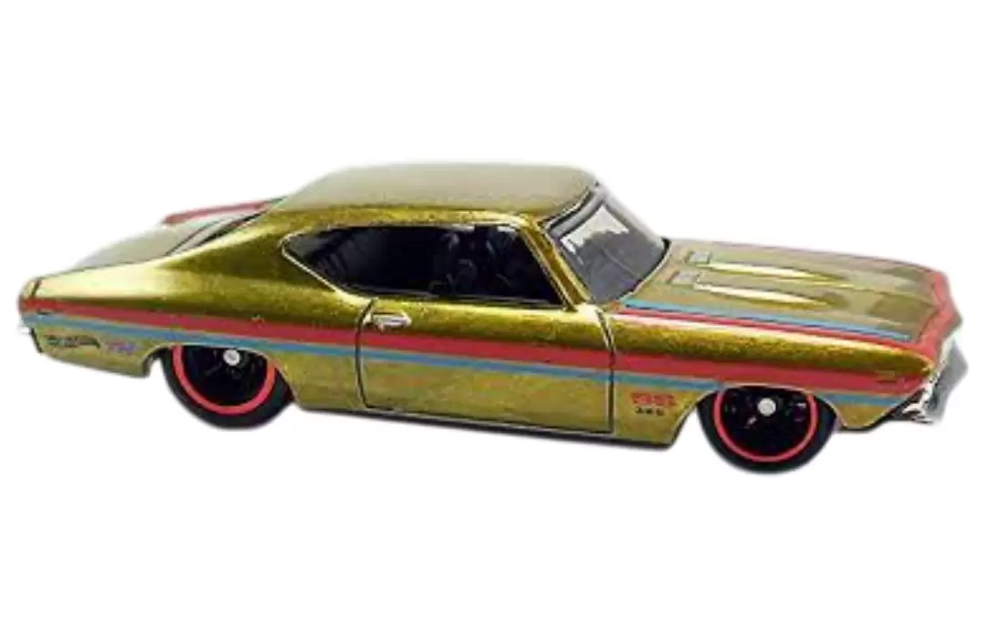 Foto da miniatura Hot Wheels 69 Chevelle SS 396 (STH) na cor Amarelo