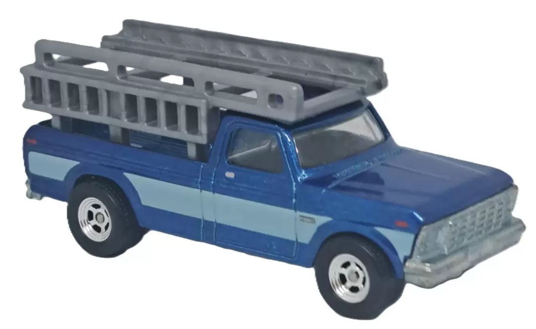 Foto da miniatura Hot Wheels Ford F-250 na cor Azul