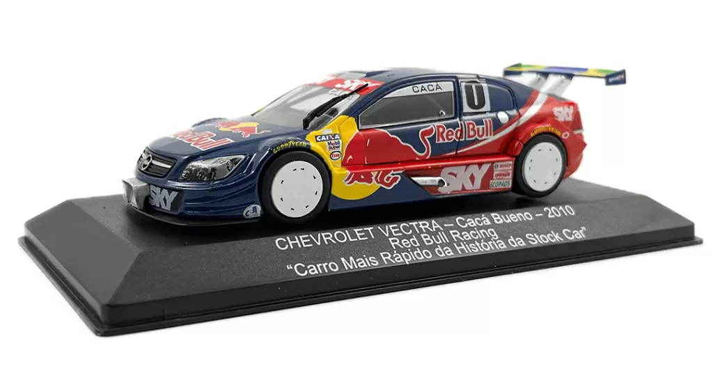 Foto da miniatura IXO Chevrolet Vectra Cacá Bueno 2010 - Red Bull Racing na cor Azul