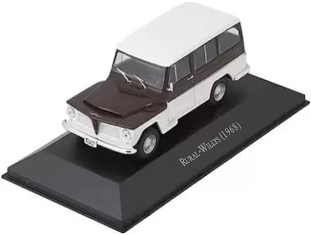 Foto da miniatura IXO Rural-Willys (1968) na cor Marrom