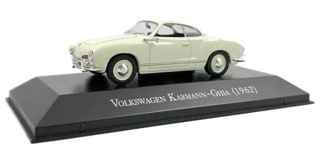Foto da miniatura IXO Volkswagen Kharmann-Ghia (1962) na cor Branco