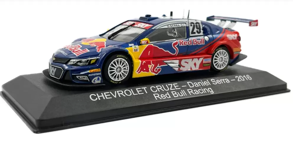 Foto da miniatura IXO Chevrolet Cruze Daniel Serra 2016 - Red Bull/Mattheis na cor Azul