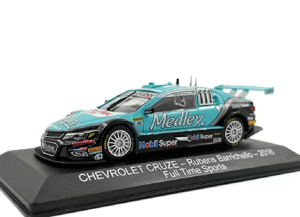 Foto da miniatura IXO Chevrolet Cruze Rubens Barrichello - 2016 Full Time Sports na cor Azul