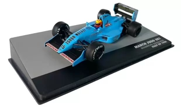 Foto da miniatura IXO March 881 Judd Mauricio Gugelmin 1988 na cor Azul