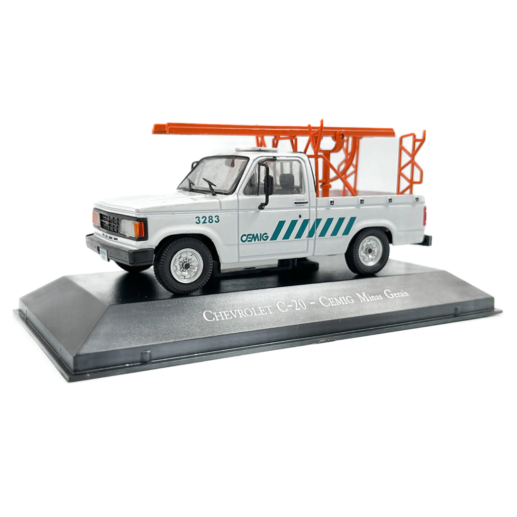 Foto da miniatura IXO Chevrolet C-20 Pick-up Cemig na cor Branco