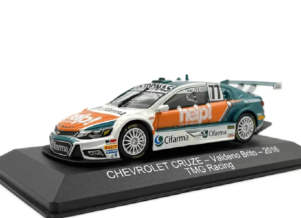Foto da miniatura IXO Chevrolet Cruze Valdeno Brito 2016 Tmg Racing na cor Verde