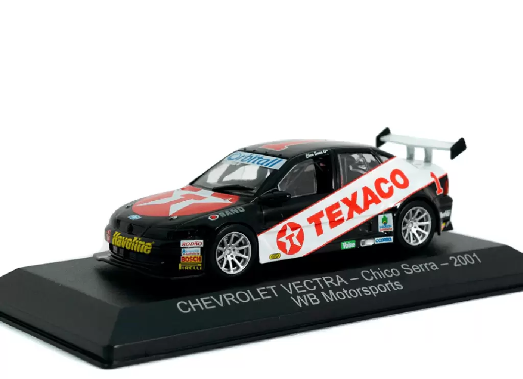 Foto da miniatura IXO Chevrolet Vectra Chico Serra 2001 - WB Motorsport na cor Preto