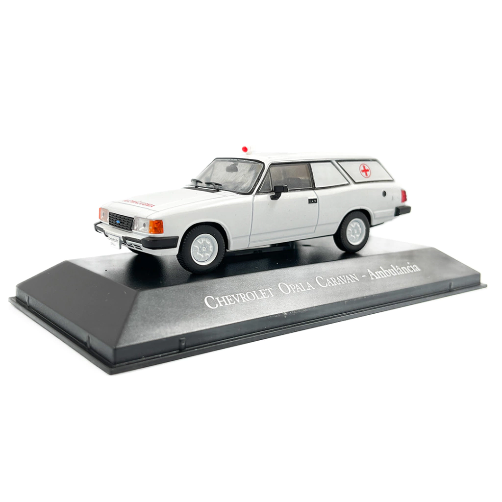 Foto da miniatura IXO Chevrolet Opala Caravan Ambulância na cor Branco