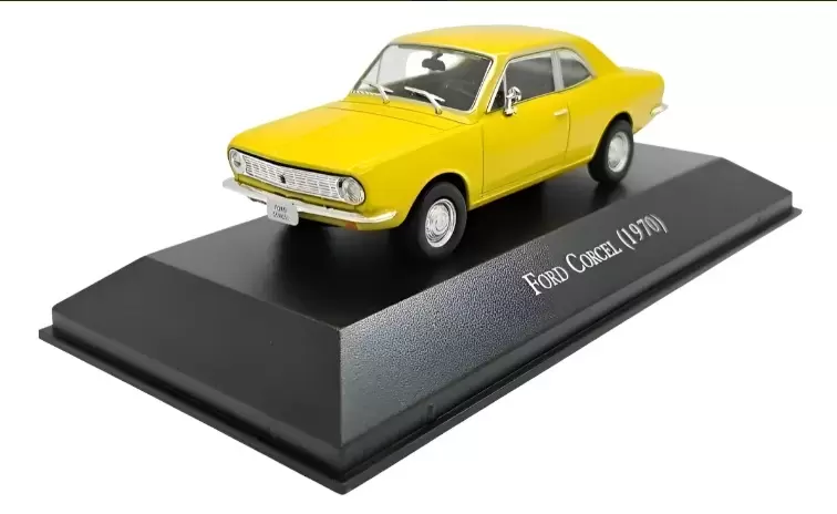 Foto da miniatura IXO Ford Corcel (1970) na cor Amarelo