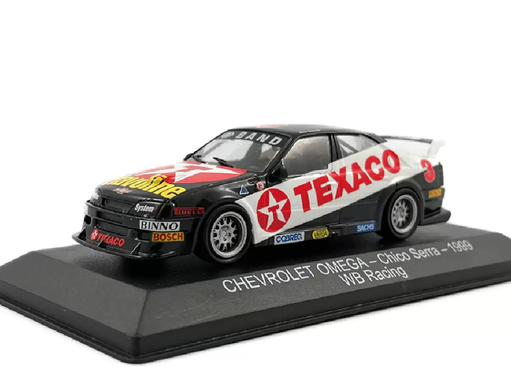 Foto da miniatura IXO Chevrolet Omega Chico Serra 1999 WB Racing na cor Preto