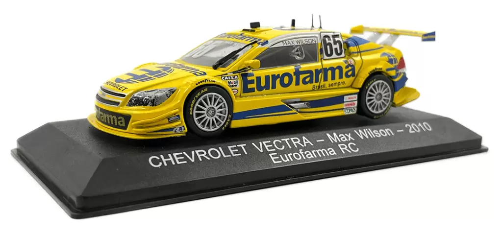 Foto da miniatura IXO Chevrolet Vectra Max Wilson 2010 Eurofarma Rc na cor Amarelo