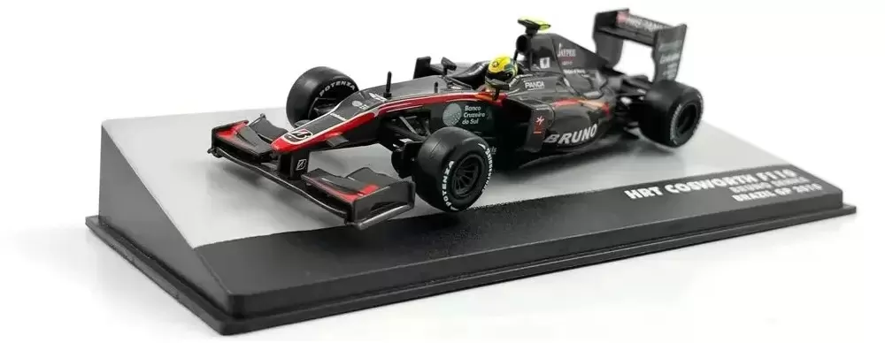 Foto da miniatura IXO HRT F110 Cosworth Bruno Senna 2010 na cor Preto