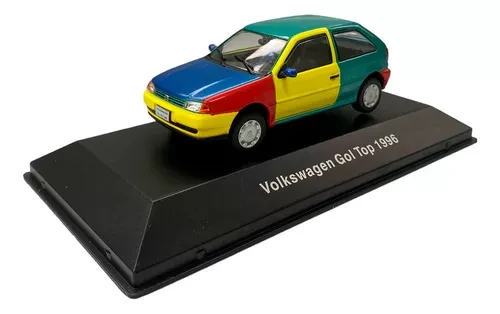 Foto da miniatura IXO Volkswagen Gol Top 1996 na cor Camaleão