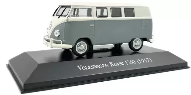 Foto da miniatura IXO Volkswagen Kombi 1200 na cor Cinza