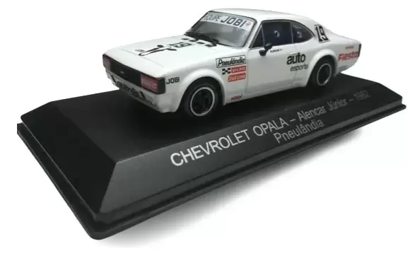 Foto da miniatura IXO Chevrolet Opala Alencar Junior 1982 - Equipe Jobi na cor Branco