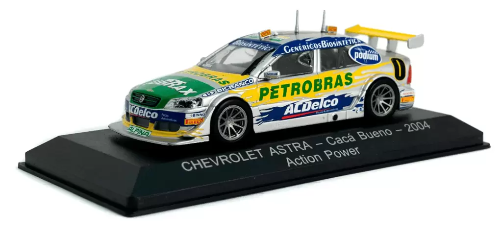 Foto da miniatura IXO Chevrolet Astra Cacá Bueno 2004 Action Power na cor Branco