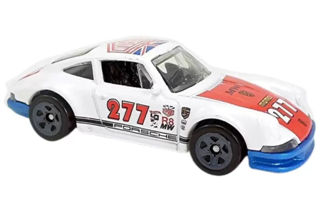 Foto da miniatura Hot Wheels 71 Porsche 911 na cor Branco