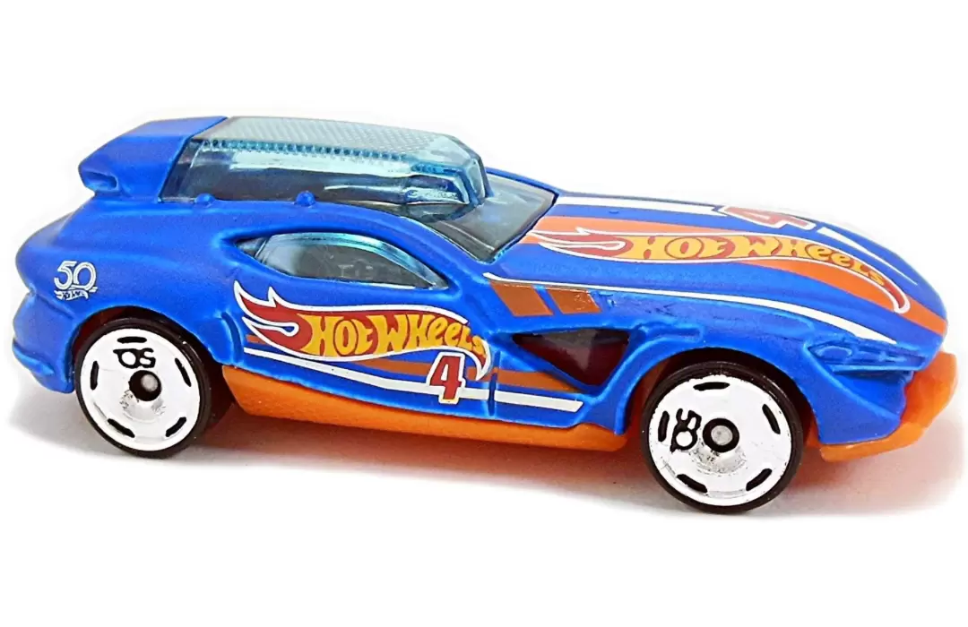 Foto da miniatura Hot Wheels Fast Master na cor Azul