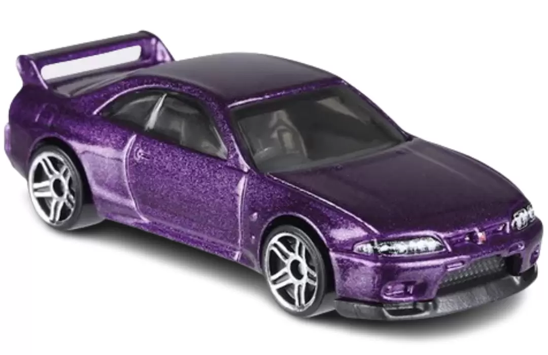 Foto da miniatura Hot Wheels Nissan Skyline GT-R R33 na cor Roxo