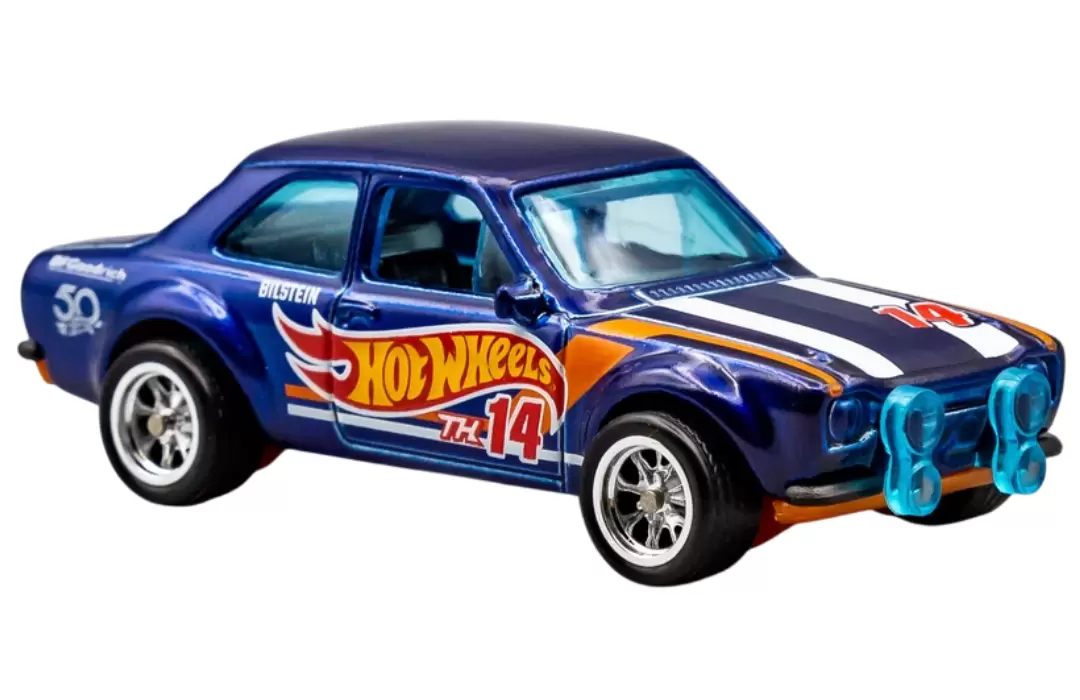 Foto da miniatura Hot Wheels 70 Ford Escort RS1600 (STH) na cor Azul
