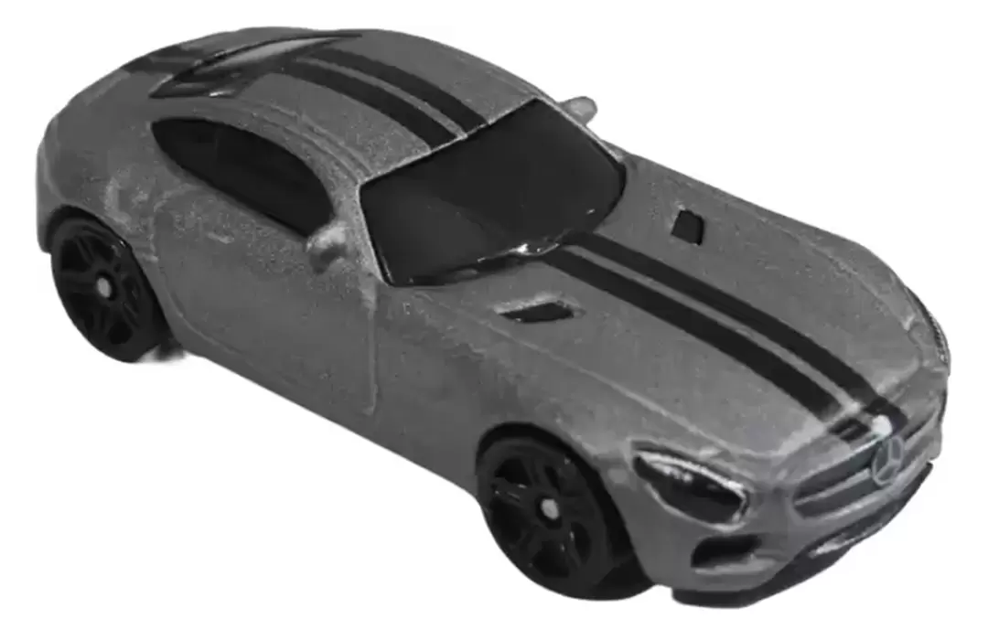 Foto da miniatura Hot Wheels 15 Mercedes-AMG GT na cor Cinza
