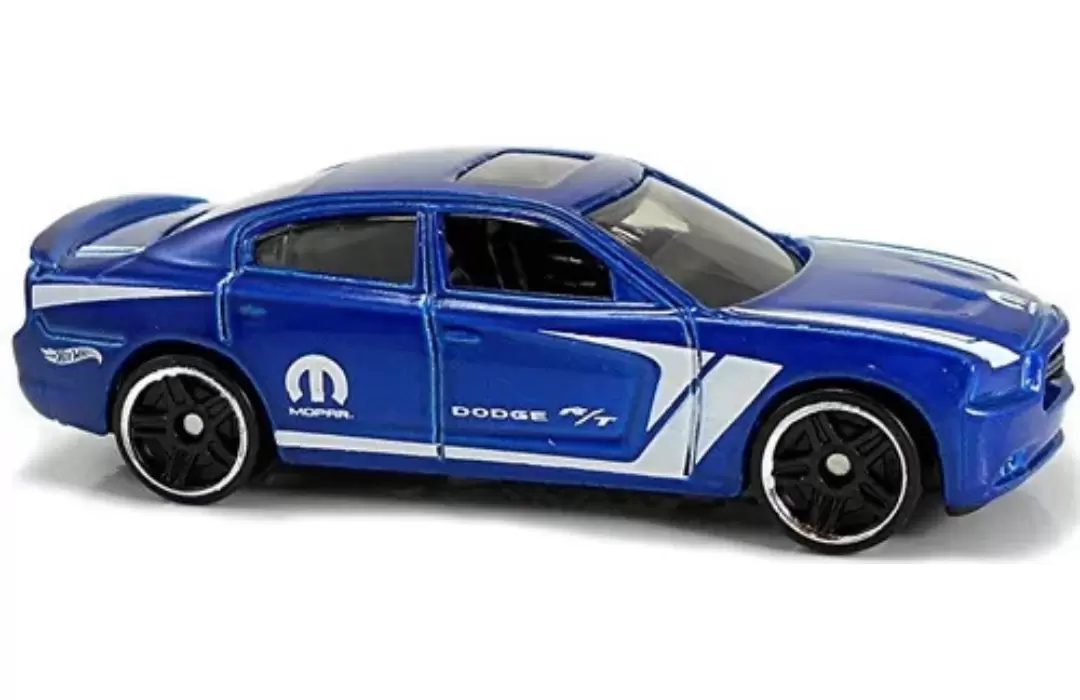 Foto da miniatura Hot Wheels 11 Dodge Charger R/T na cor Azul