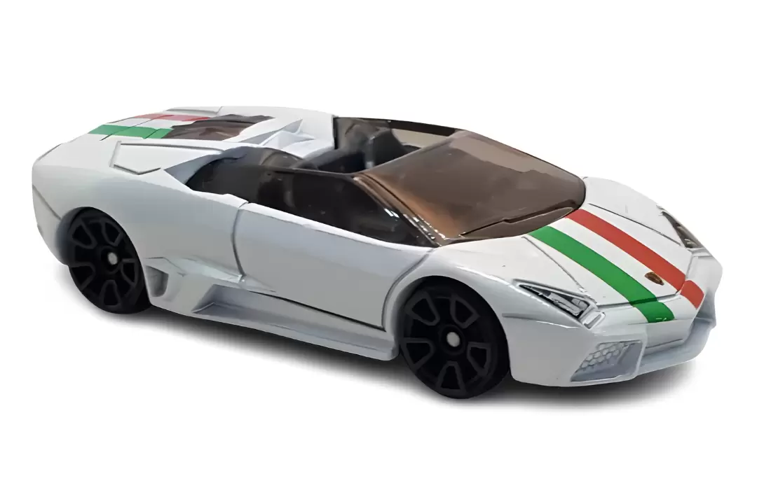 Foto da miniatura Hot Wheels Lamborghini Reventon Roadster na cor Branco