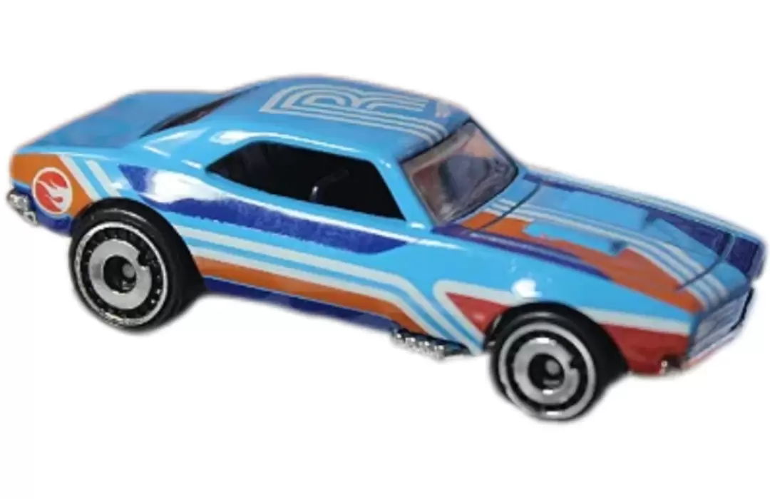 Foto da miniatura Hot Wheels 67 Camaro (TH) na cor Azul
