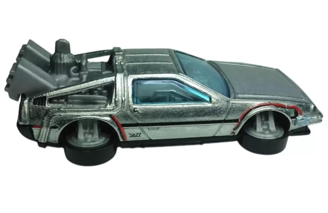 Foto da miniatura Hot Wheels Back to the Future Time Machine - Hover Mode (STH) na cor Cinza