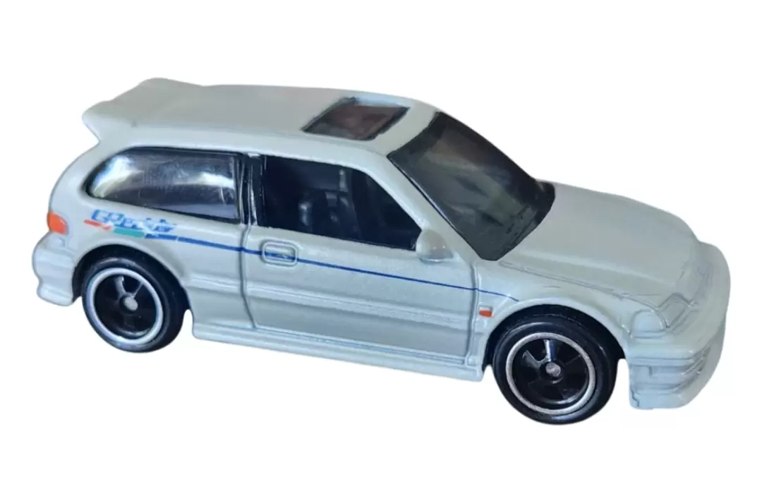 Foto da miniatura Hot Wheels 90 Honda Civic EF (STH) na cor Branco