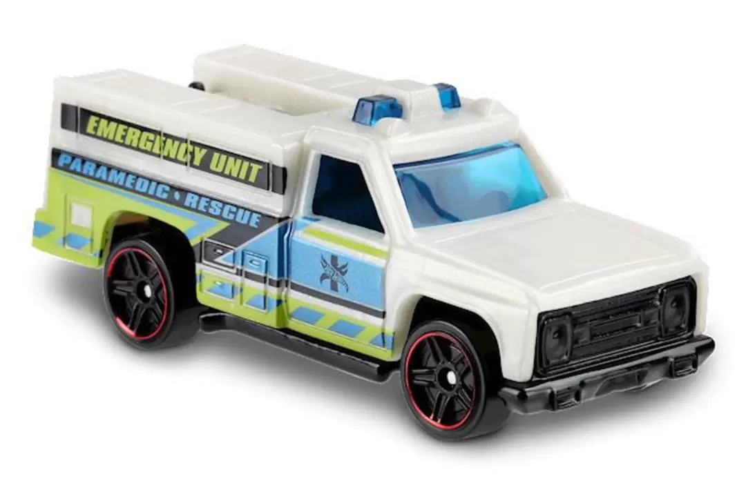 Foto da miniatura Hot Wheels HW Rapid Responder na cor Branco