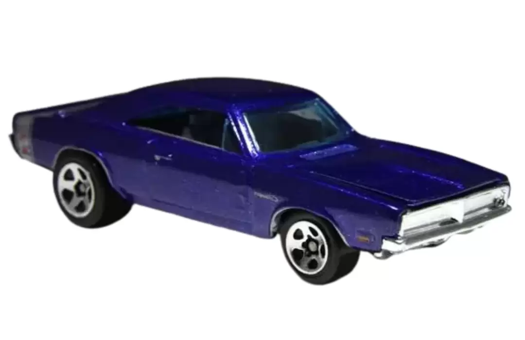 Foto da miniatura Hot Wheels 1969 Dodge Charger na cor Azul